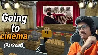 Going to cinema 🎥 cosmic boy |cosmic boy|Telugu|Minecraft Parkour|Parkour Telugu|@TheCosmicBoy1