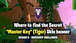 Where Find the Secret *Master Key (Tiger) Skin* Banner | Discovery Challenge