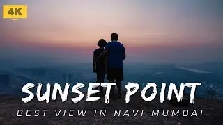 Best Sunset Point Near Panvel Navi Mumbai | Drone View of Navi Mumbai International Airport #drone