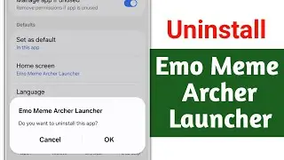 How to Uninstall Emo Meme Archer Launcher || Delete Emo Meme Archer Launcher Game