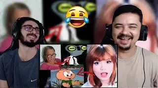 REACT Gente com voz de personagem tiltando | Jun Lie