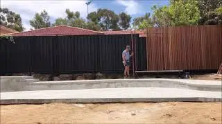 Timelapse of our Proplank Timber Batten Screening being installed