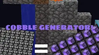 *OP* COBBLESTONE GENERATOR FOR SUPER COMPACTOR 3000! MINECRAFT HYPIXEL SKYBLOCK