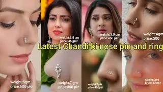 silver nose pin design | silver nose ring price