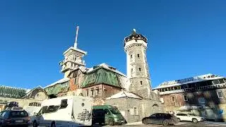 Winterlich sch&ouml;n verschneiter Keilberg im Erzgebirge - Weihnachtsfeiertage 2025 - Tschechien 