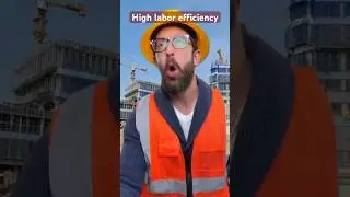 High labor efficiency #construction #work #tips #fyp #shorts #shortvideo #short