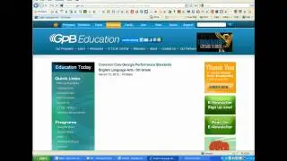 CCGPS WEBINARS