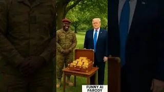 Trump & Ibrahim Found the Gold Bars | Funniest Political Meme Shorts #funny #politicalhumor #trump