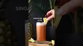 Singapore Sling - an amazingly delicious summery tiki cocktail recipe #cocktailrecipe #summerdrink