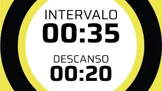 TIMER | 30 minutes long | 35 second #intervals with 20 seconds break | No music