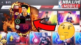 HOW TO GET 99 LONZO BALL IN NBA Live Mobile!! BRAND NEW Summer League PROMO!!