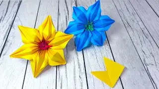 🌺Easy DIY Modular Flower Decorations: Fun Summer and Spring Paper Crafts!🌺