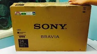 Sony Bravia 24inch KLV-P412C HD LED TV Unboxing And Overview (INDIA)