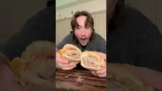 Maybe the best steak sandwich ever. Cook book link in bio