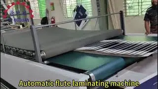 Offset printing for liner paper,film laminating machine，2ply corrugated paperboard production line.
