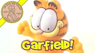Garfield Pull String Suction Cup Window Toy