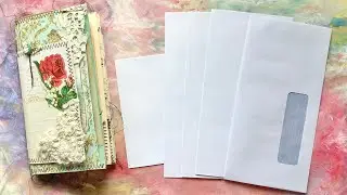 Tutorial & ideas: Layered envelope journal & ephemera holder in one
