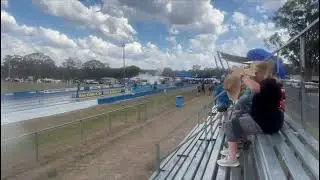 82v surron vs 1000cc street bikes down the drag strip
