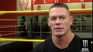 WWE Superstar John Cena Squats 495lbs While Training With Antonio Cesaro   YouTube