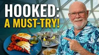 Hooked Seafood on Star of the Seas | Full Restaurant Tour & Dinner Experience