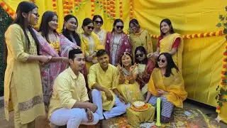 Haldi ceremony | Bride & Groom | Sister haldivlog
