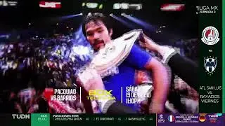 TUDN US Promo Canal 5 MX Promo BOX TELEVISA Pacquiao vs. Barrios - Pitbull - Cruz vs. Fierro