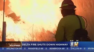 Main California Highway Closed By Fire Until Declared Safe