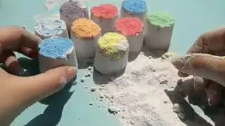 Powdery baking soda crumble 1 |Asmrtistry