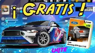 COMO CONSEGUIR GRATIS el NUEVO Ford Mustang de CLASE S en ASPHALT UNITE (Guía Nuevos Jugadores)