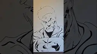 Inking superman #shorts #ink #art #drawing #sketch #sketchbook #artdrawing #artandcraft #superhero