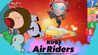 Losing hard at the baby racing game [KIRBY AIR RIDERS]
