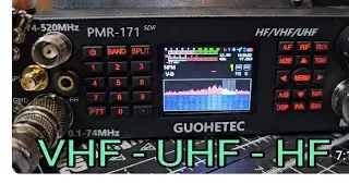 Guohetec PMR171 - Тест UHF - VHF - HF