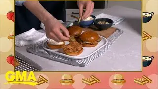 Dan Souza shares how to make the perfect chicken sandwich at home l GMA