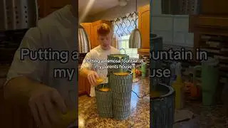 Установил фонтан &laquo;Мимоза&raquo; в доме моих родителей