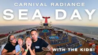 How to Cruise Like a Pro…WITH KIDS | Carnival Radiance Sea Day