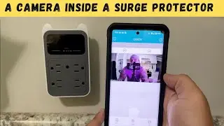 A Camera Inside A Surge Protector