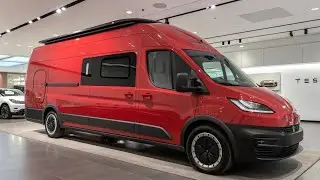Обзор кемпера Tesla Camper Van 2026 | Будущее электрического кемпинга и жизни в автодоме