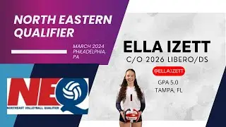 North Eastern Qualifier 2024 PA - Ella Izett - Libero/DS Class of 2026