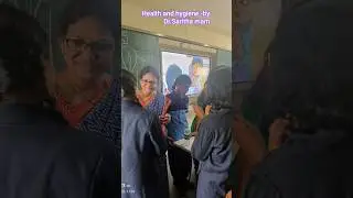 Educating about female Health and Hygiene -by Dr.Saritha mam in Samartha School Mahabubnagar