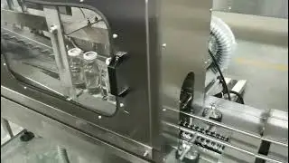 Bottle outside washing and drying machine for sauce jars bottles