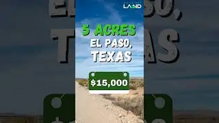 Land For Sale - 5 Acre El Paso County Texas