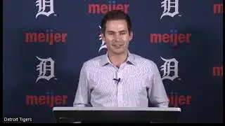Scott Harris talks about Tigers hiring Rob Metzler as new VP and assistant GM: press conference