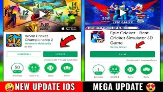 WCC-2 Official New Mega Update Released | Epic Cricket Career Mode Launched | Wcc2 Ios Update
