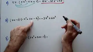 PRODUCTO DE POLINOMIOS   PROPIEDAD DISTRIBUTIVA