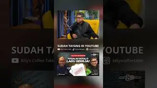 NULIS LAGU ON THE SPOT - SAKSIKAN EPISODE LENGKAPNYA DI YOUTUBE BILLYSCOFFEETABLE ☕️