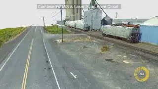 Combined sUAS & Laser Scan Point Cloud