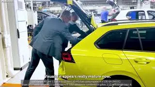 VW CEO presents new Golf Variant R-Line