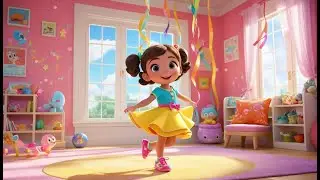 Lulu&rsquo;s Twirl Whirl Spin! | Fun Dance and Spin Song for Kids | Active Movement Rhyme