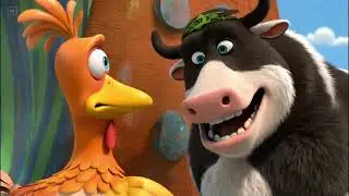 Chikoo The Chicken 🐔 Song 🎩 | cartoon song | #kidssong #songforkids
