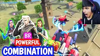 best character combination for br rank in free fire // free fire br rank best character skill